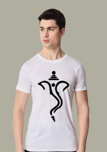 gajpati half sleeve men round neck t-shirt