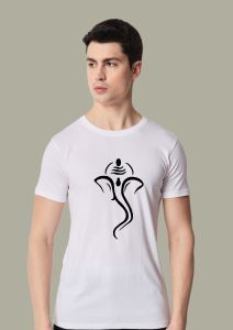 gajpati half sleeve men round neck t-shirt