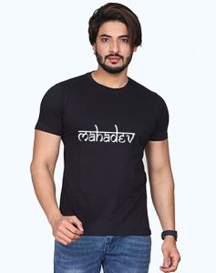 mahadev half sleeve men round neck t-shirt