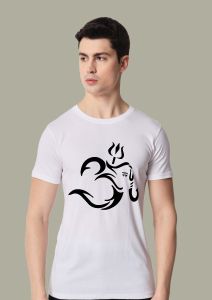 gajpati half sleeve men round neck t-shirt