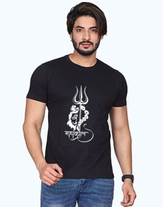 mahakal half sleeve men round neck t-shirt