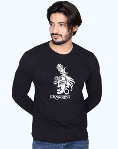 Mahakal Casual Men’s T-Shirt – Cotton Bio-Wash, Easy Returns