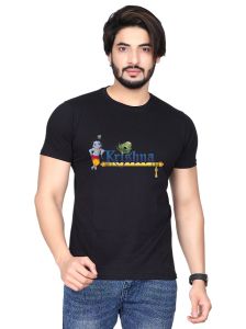 krishna half sleeve men round neck t-shirt