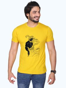 Shiva half sleeve men round neck t-shirt