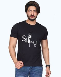 shivay half sleeve men round neck t-shirt