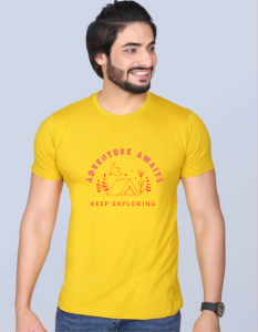 Adventure Await Keep Exploring half sleeve men round neck t-shirt