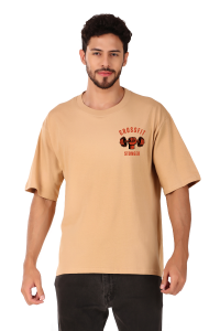gym half sleeve men round neck t-shirt