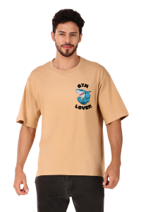 gym half sleeve men round neck t-shirt