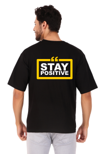 quotes half sleeve men round neck t-shirt