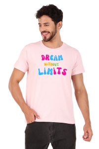 dreams half sleeve men round neck t-shirt