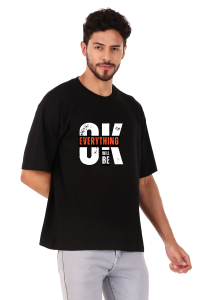 quotes half sleeve men round neck t-shirt