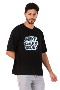 quotes half sleeve men round neck t-shirt