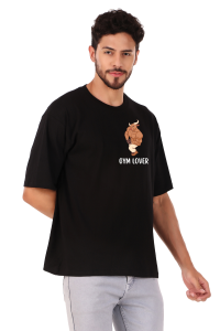 gym half sleeve men round neck t-shirt
