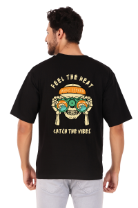 vibes half sleeve men round neck t-shirt