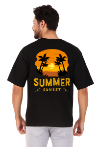 summer half sleeve men round neck t-shirt