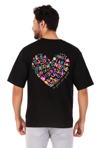 quotes half sleeve men round neck t-shirt
