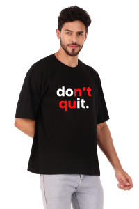 quotes half sleeve men round neck t-shirt