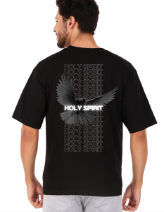 Holy spirit  half sleeve men round neck t-shirt