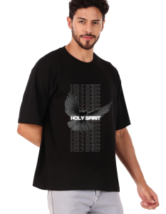 Holy spirit  half sleeve men round neck t-shirt