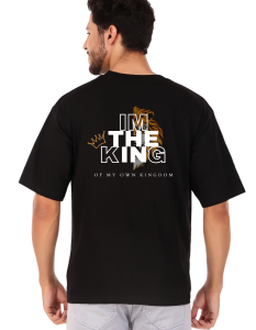 king half sleeve men round neck t-shirt