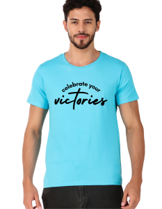 victories half sleeve men round neck t-shirt