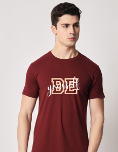 Be Your Self half sleeve men round neck t-shirt