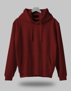 Men Maroon Hoodie