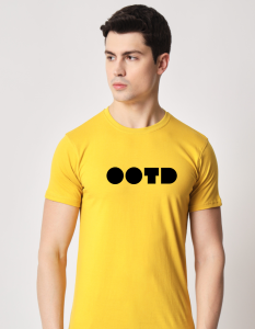 Ootd half sleeve men round neck t-shirt