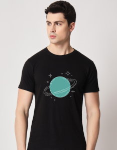 Jupiter half sleeve men round neck t-shirt