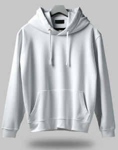 Men White Hoodie