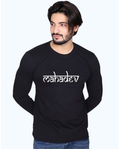 mahadev full sleeve men round neck t-shirt