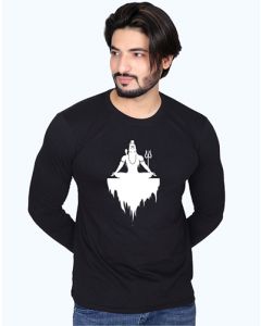 shiv full sleeve men round neck t-shirt