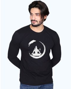 shiva full sleeve men round neck t-shirt