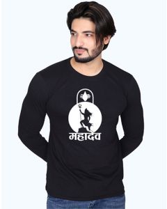 mahadev full sleeve men round neck t-shirt