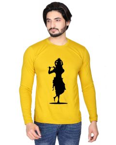 krishna full sleeve men round neck t-shirt
