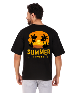 summer half sleeve men round neck t-shirt