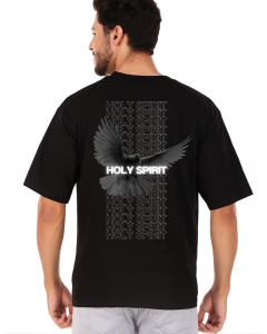 Holy spirit  half sleeve men round neck t-shirt