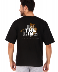 king half sleeve men round neck t-shirt