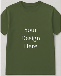 Olivegreen Round Nack  half sleeve men round neck t-shirt