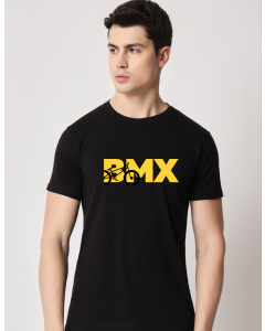Bmx half sleeve men round neck t-shirt