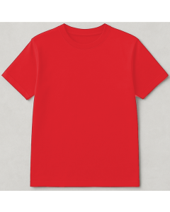 Red Round Nack  half sleeve men round neck t-shirt