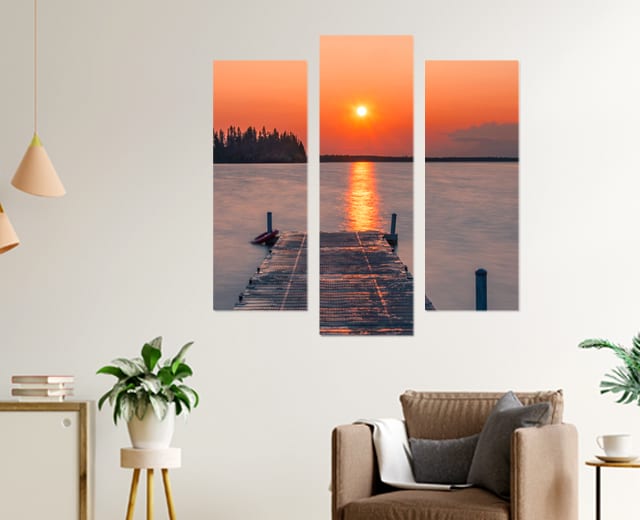 50% OFF on 5 Panel Split Canvas Print | Custom 5 Panel Canvas Prints