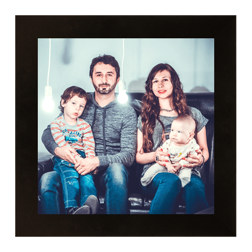 canvas frame black